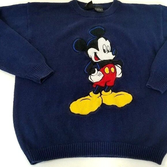 Mickey Mouse Unlimited Womens Sweater Size Large Jerry Leigh - Picture 1 of 4
